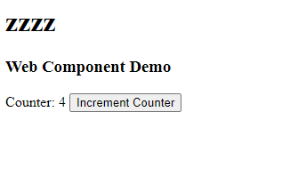 web components demo